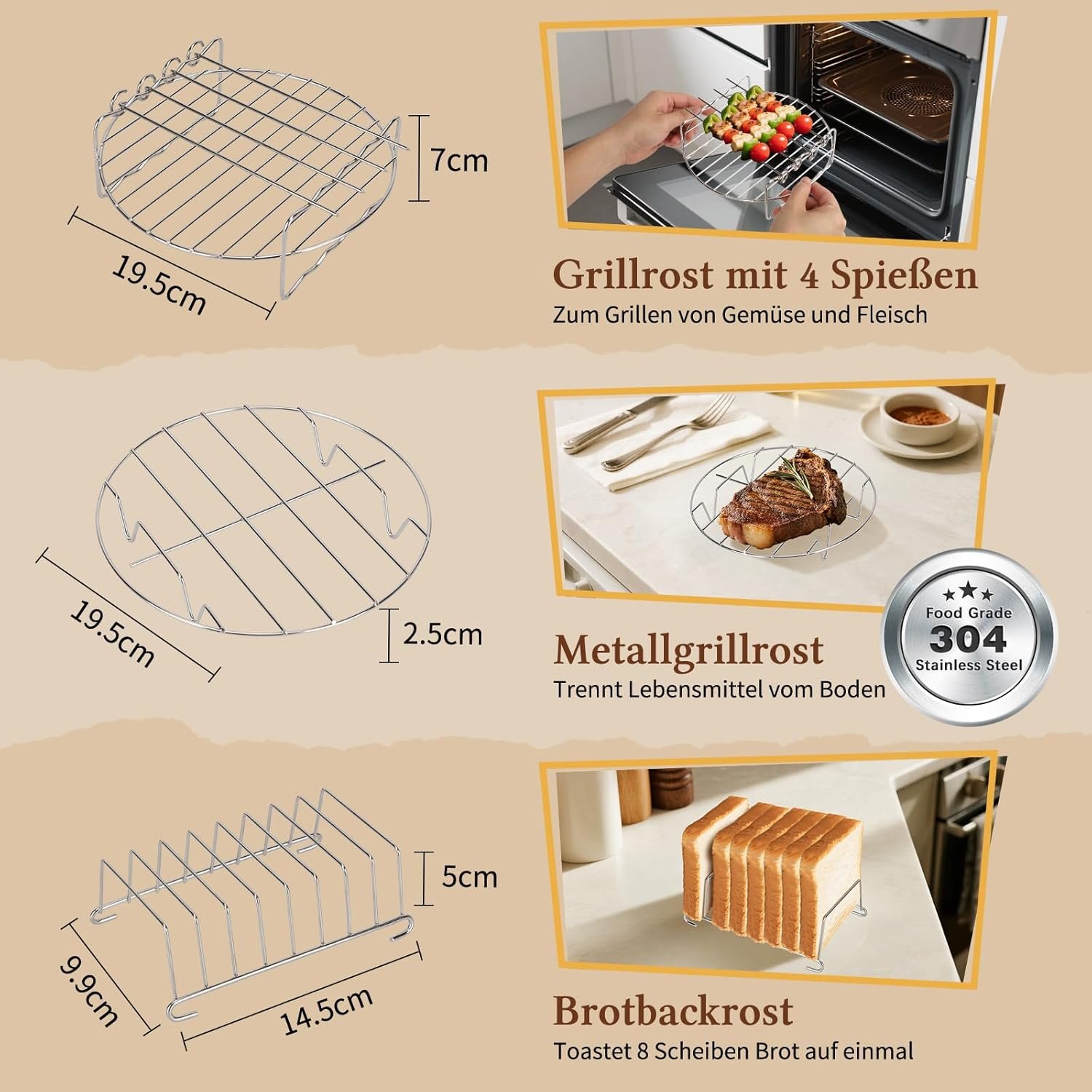 Aigostar Heißluftfritteuse XXL 7