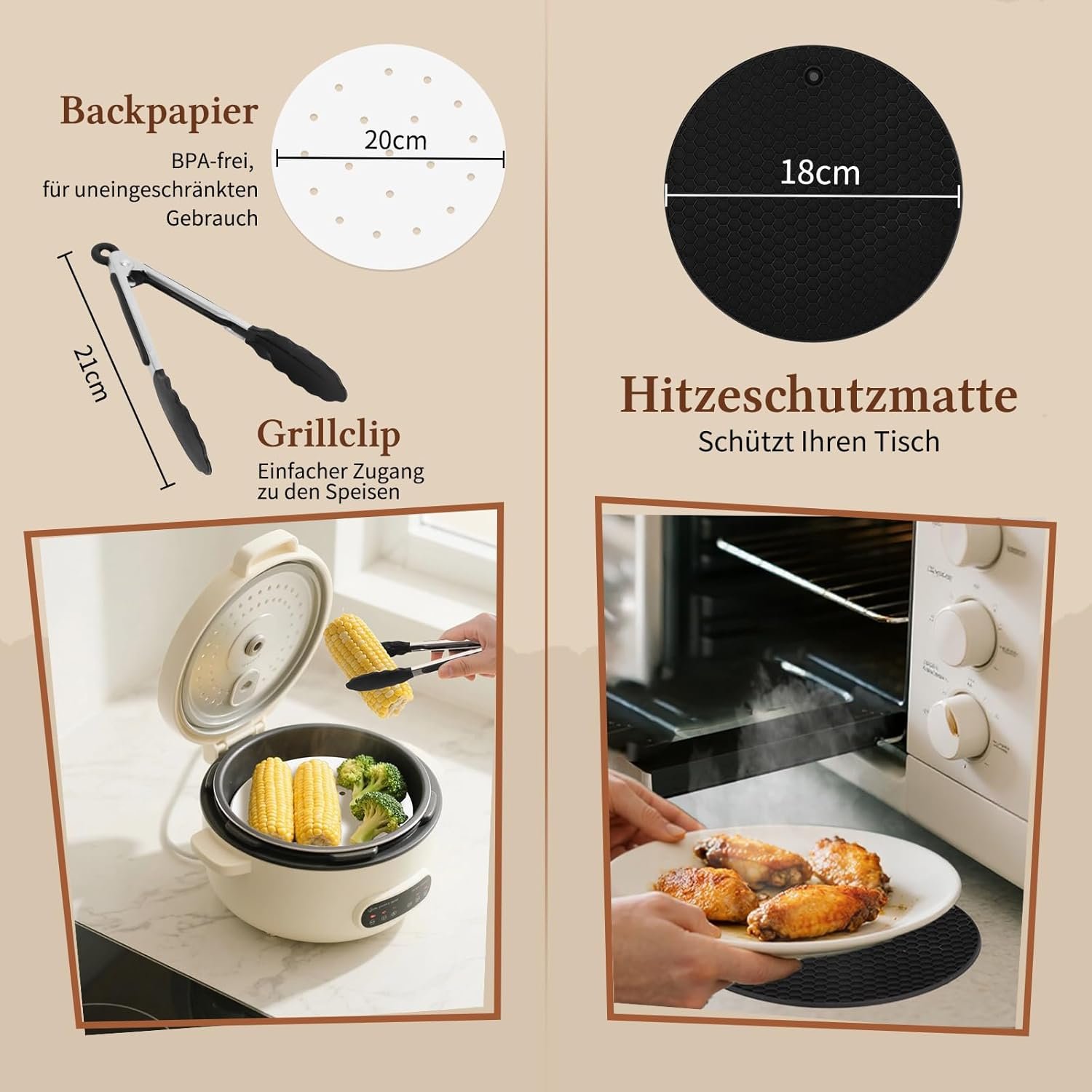 Aigostar Heißluftfritteuse XXL 7