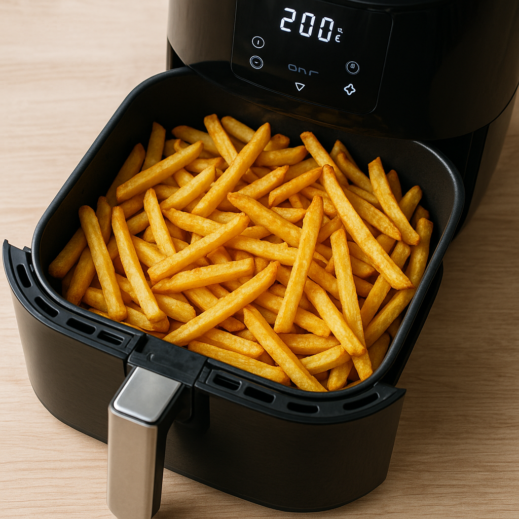 Knusprige Pommes ohne Öl