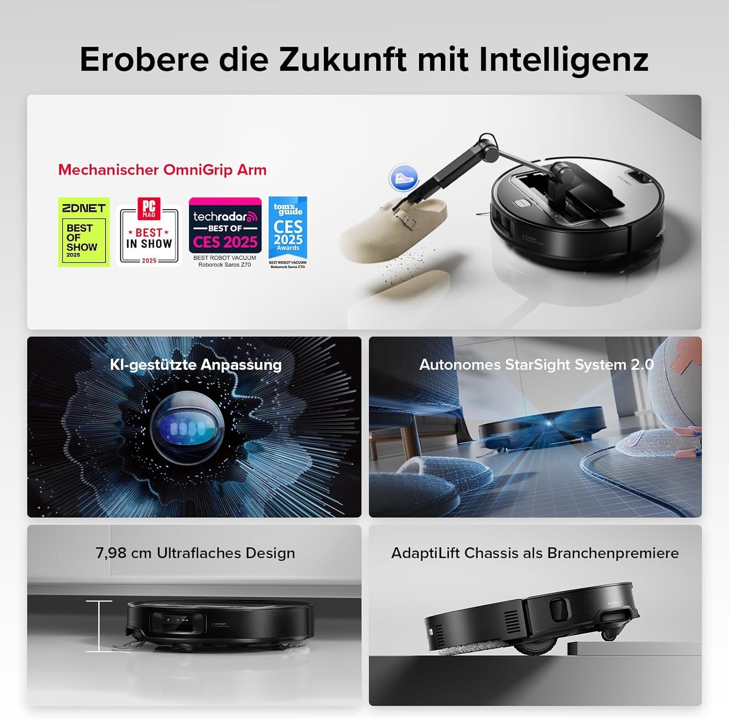 Der Roborock Saros Z70 é