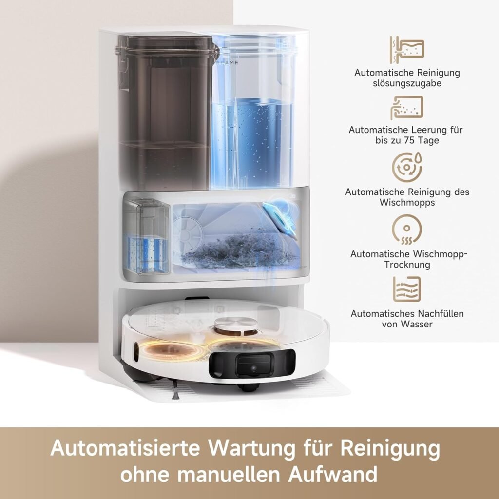 Dreame L10s Ultra automatiesierte wartung