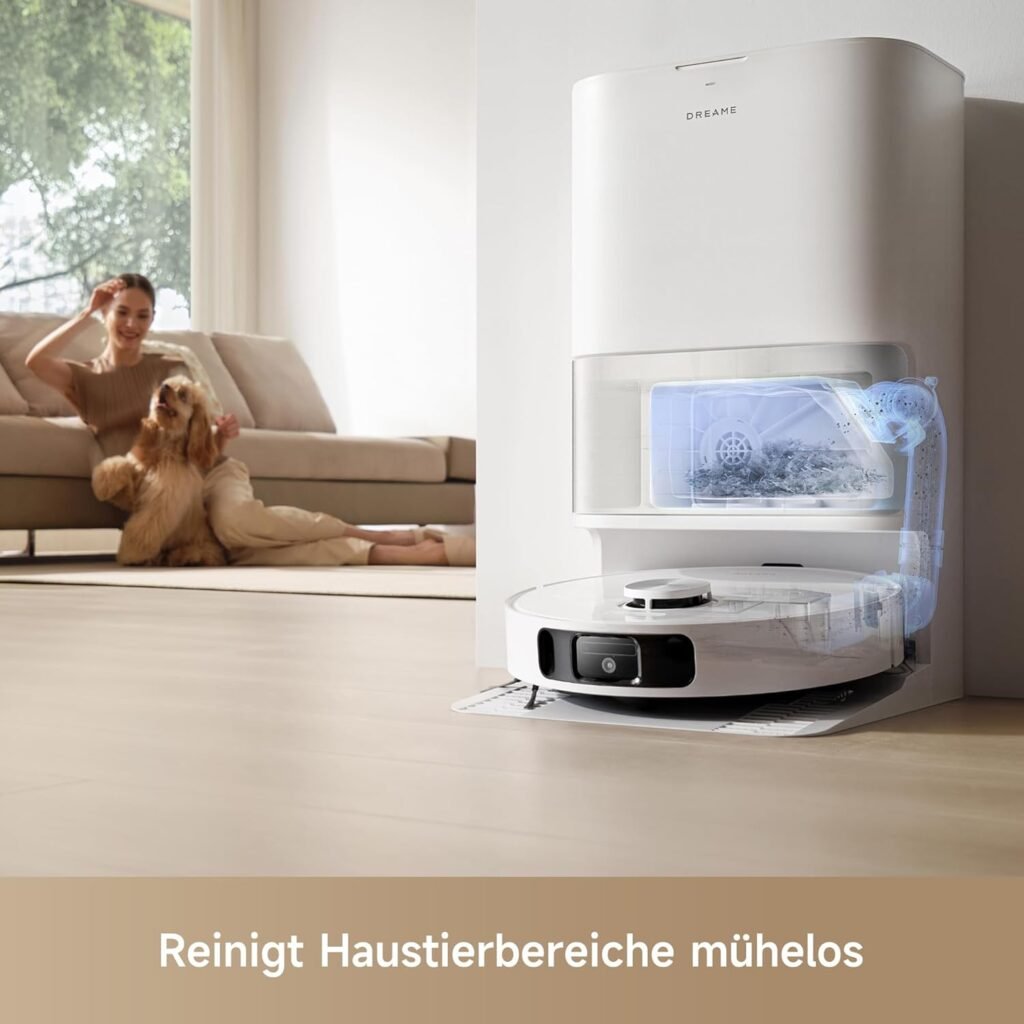 Dreame L10s Ultra reinigt haustierbereich