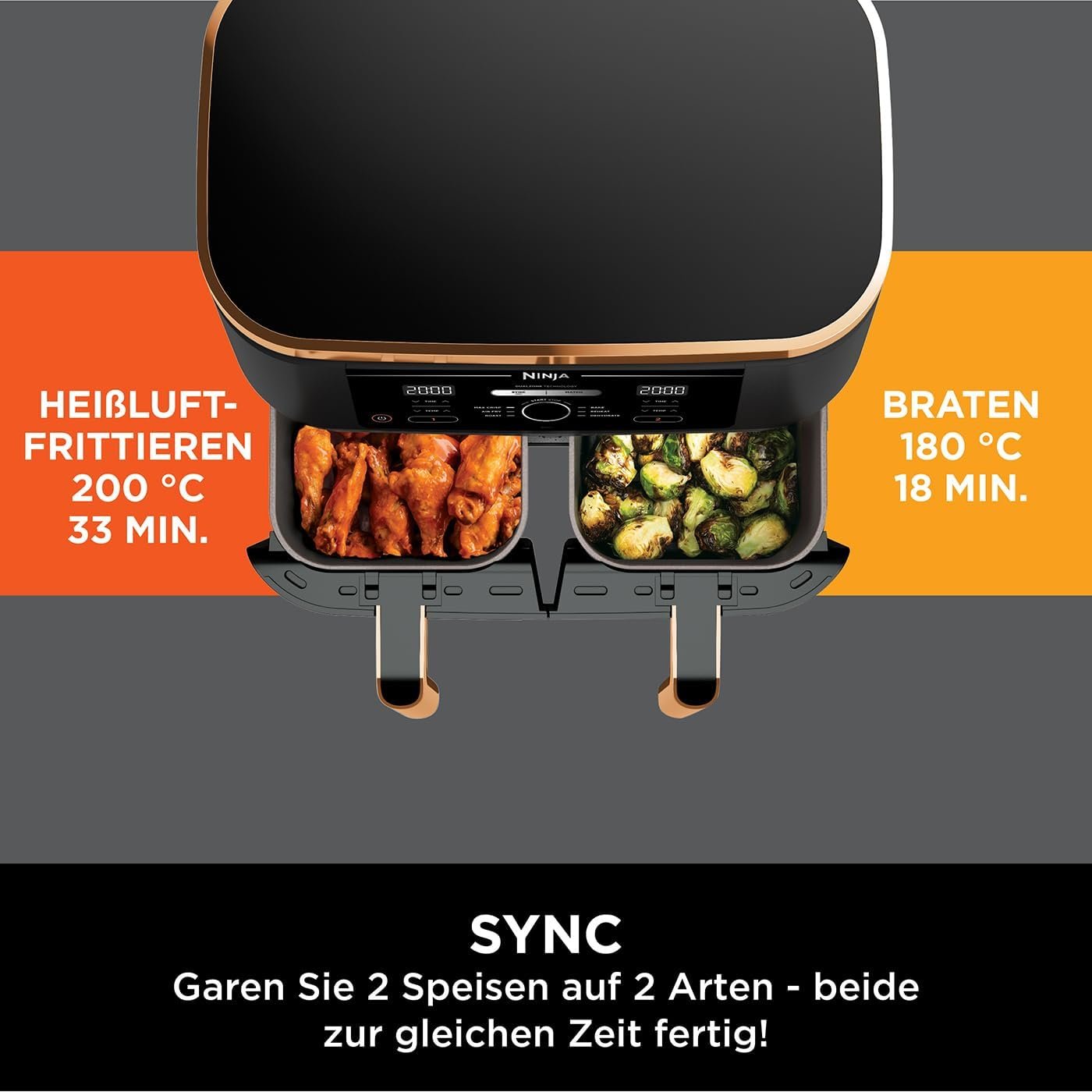 Ninja foodi max Dual 2 arten
