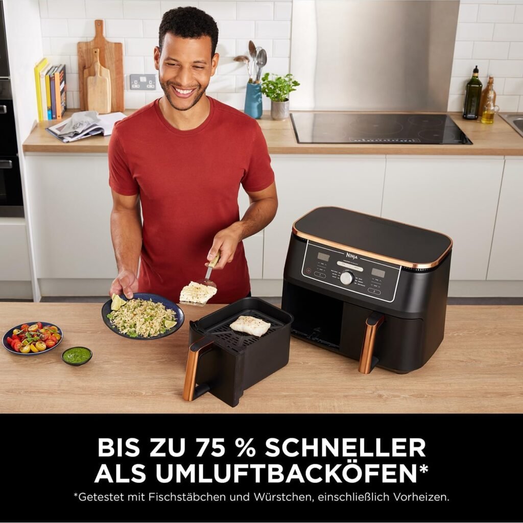 Ninja foodi max Dual 75% Schneller