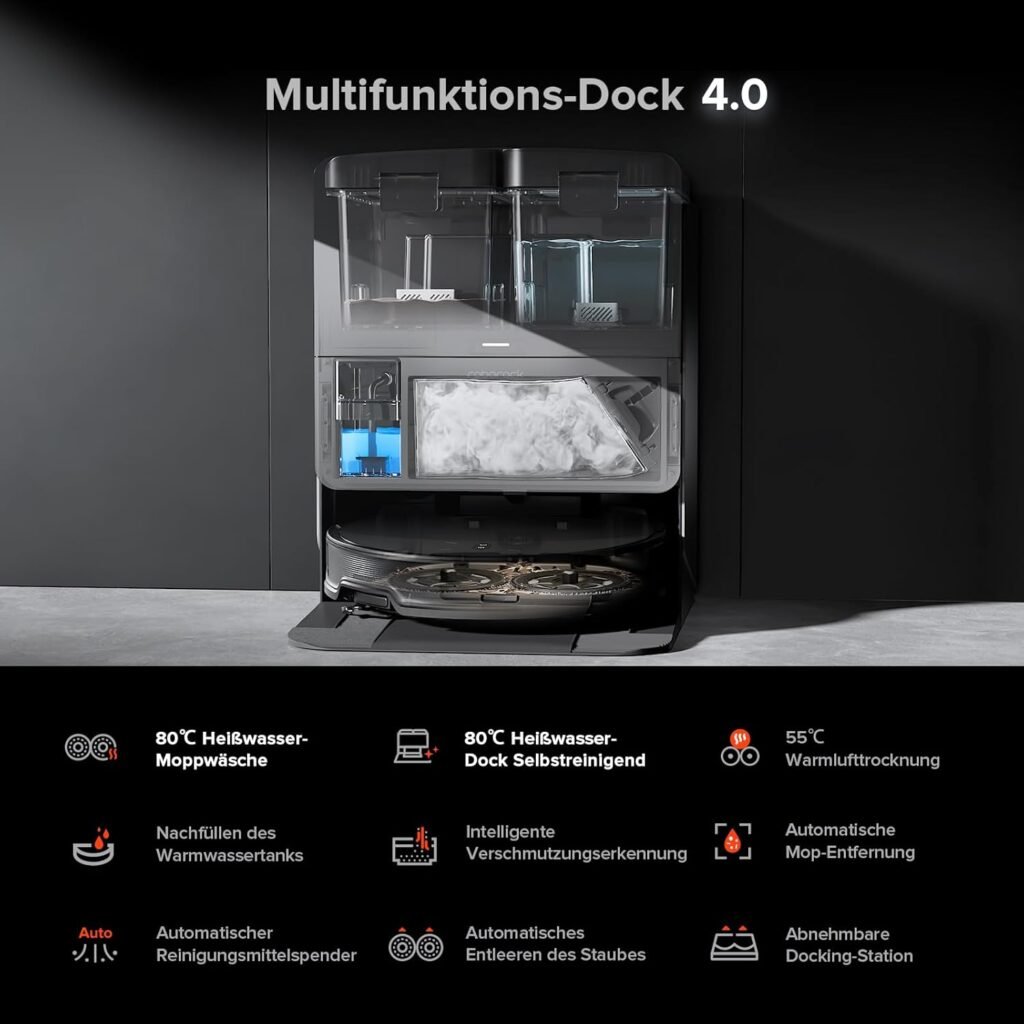 Roborock Saros 10R multifuntion docks