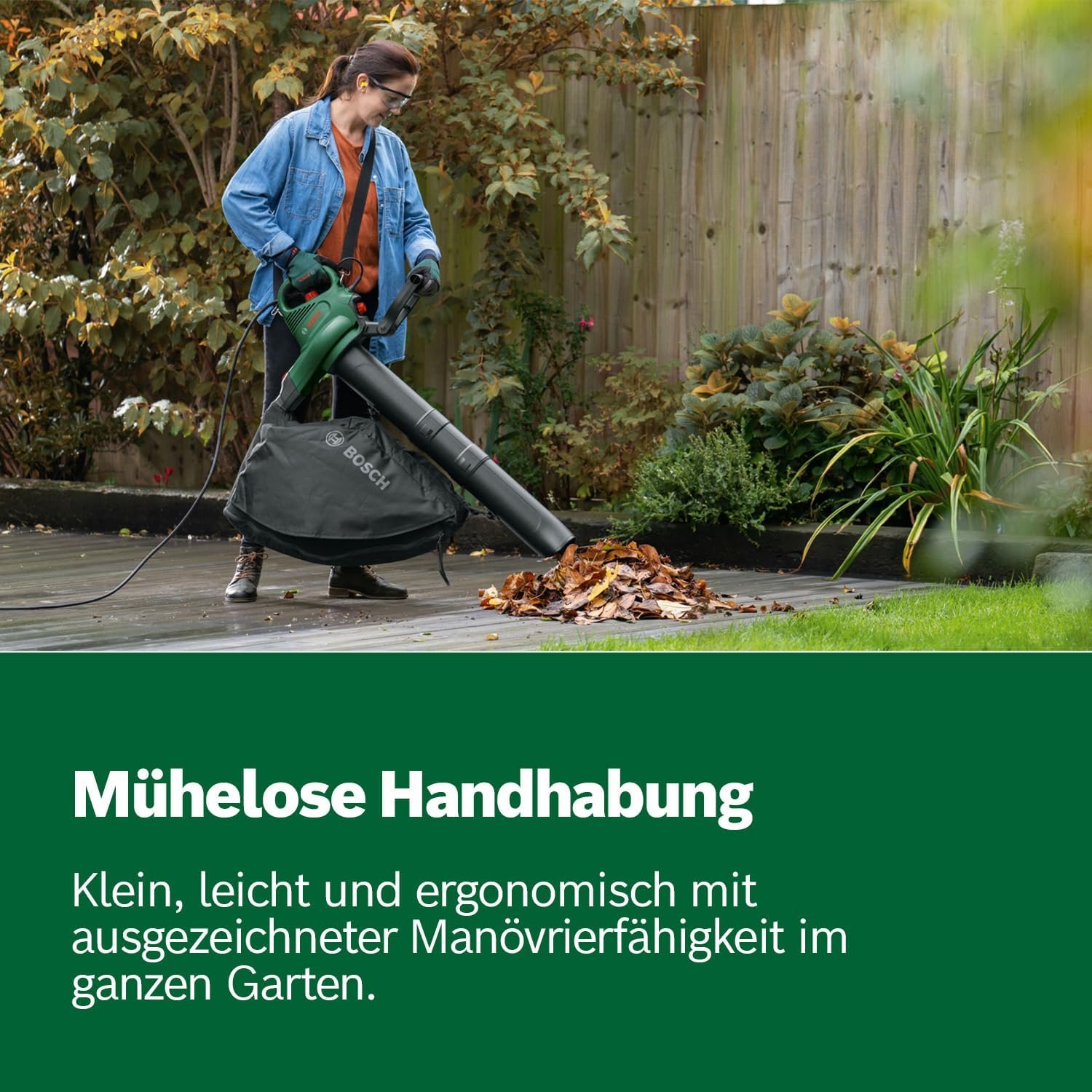 Bosch elektrischer Laubsauger 3000 W