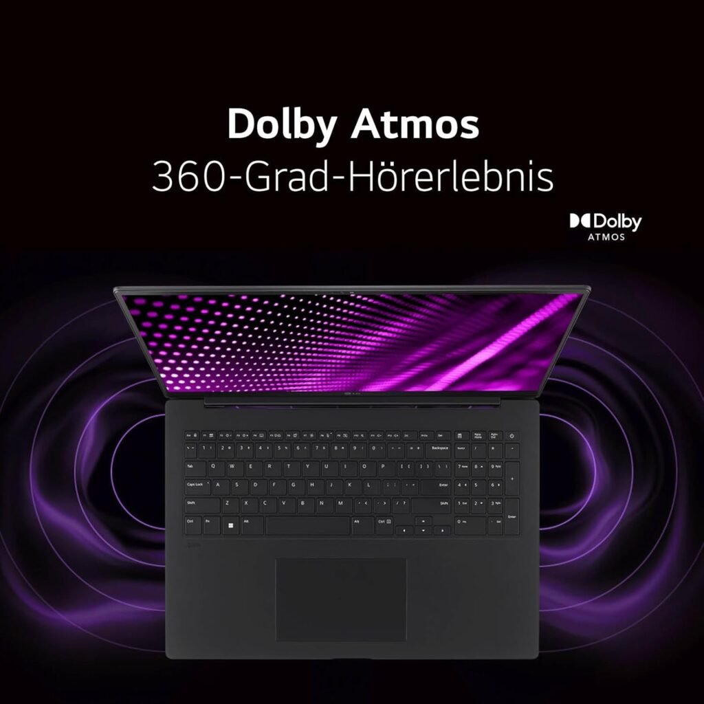 LG gram Pro Notebook - dolby atmos