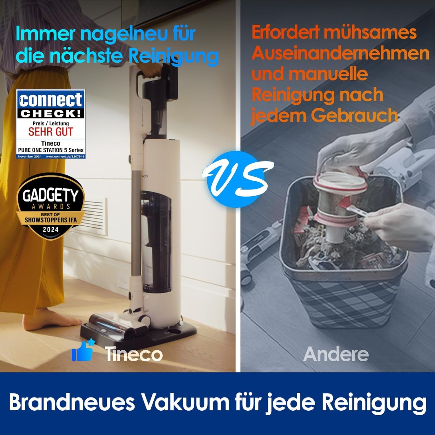 Tineco Pure ONE Station 5 Plus im test