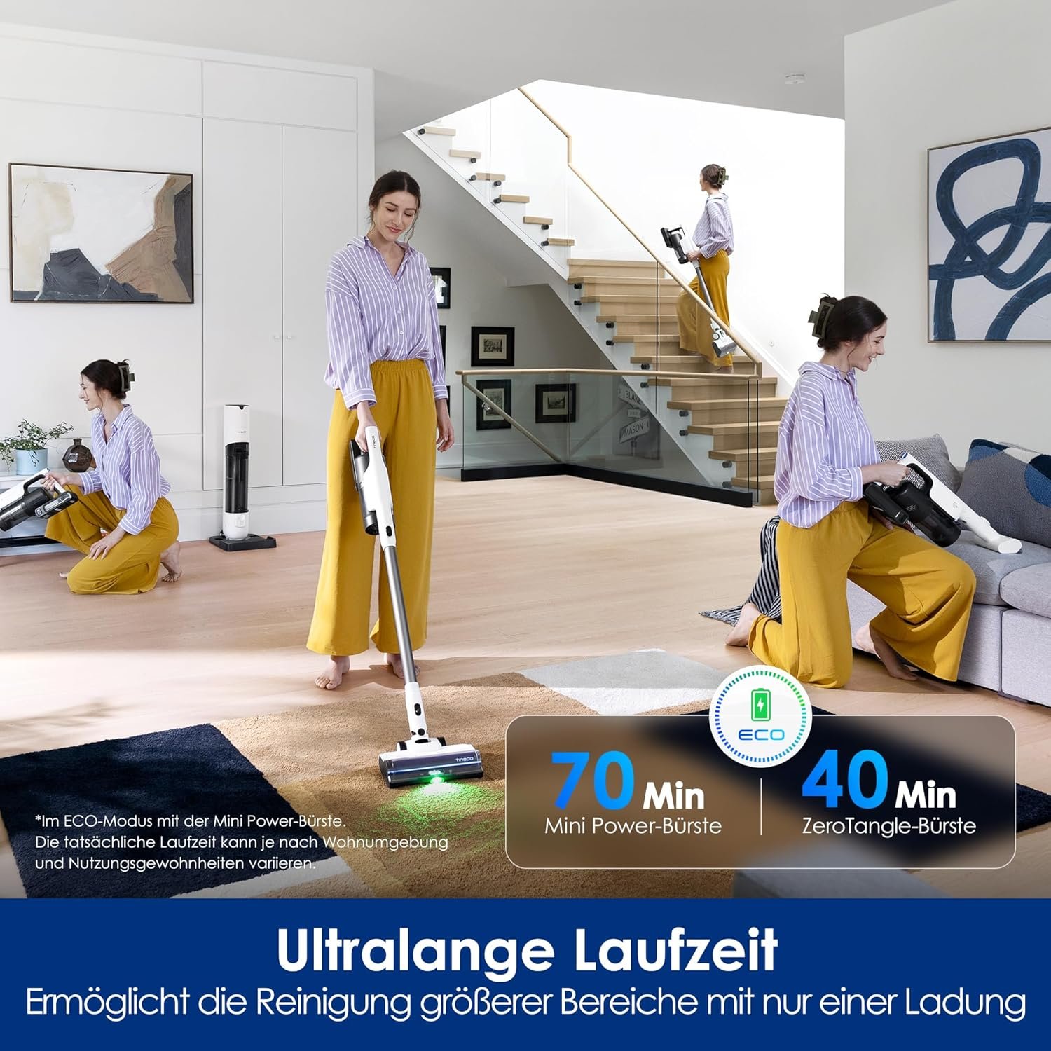 Tineco Pure ONE Station 5 Plus test ultrat langlaufzeit