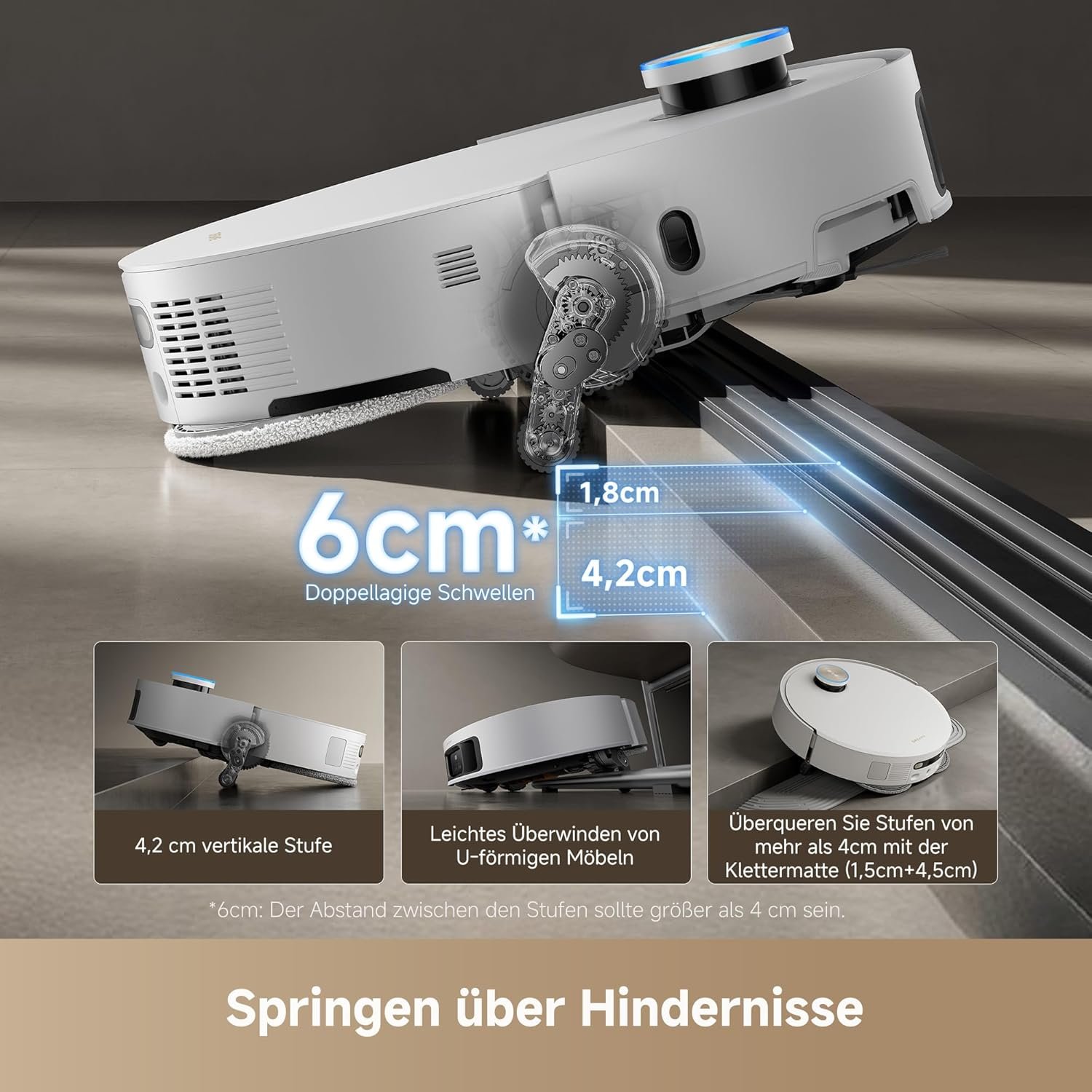 dreame X50 Ultra Complete Saugroboter mit Wischfunktion