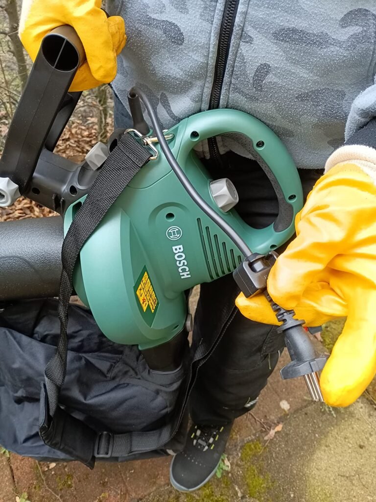 elektrischer Laubsauger