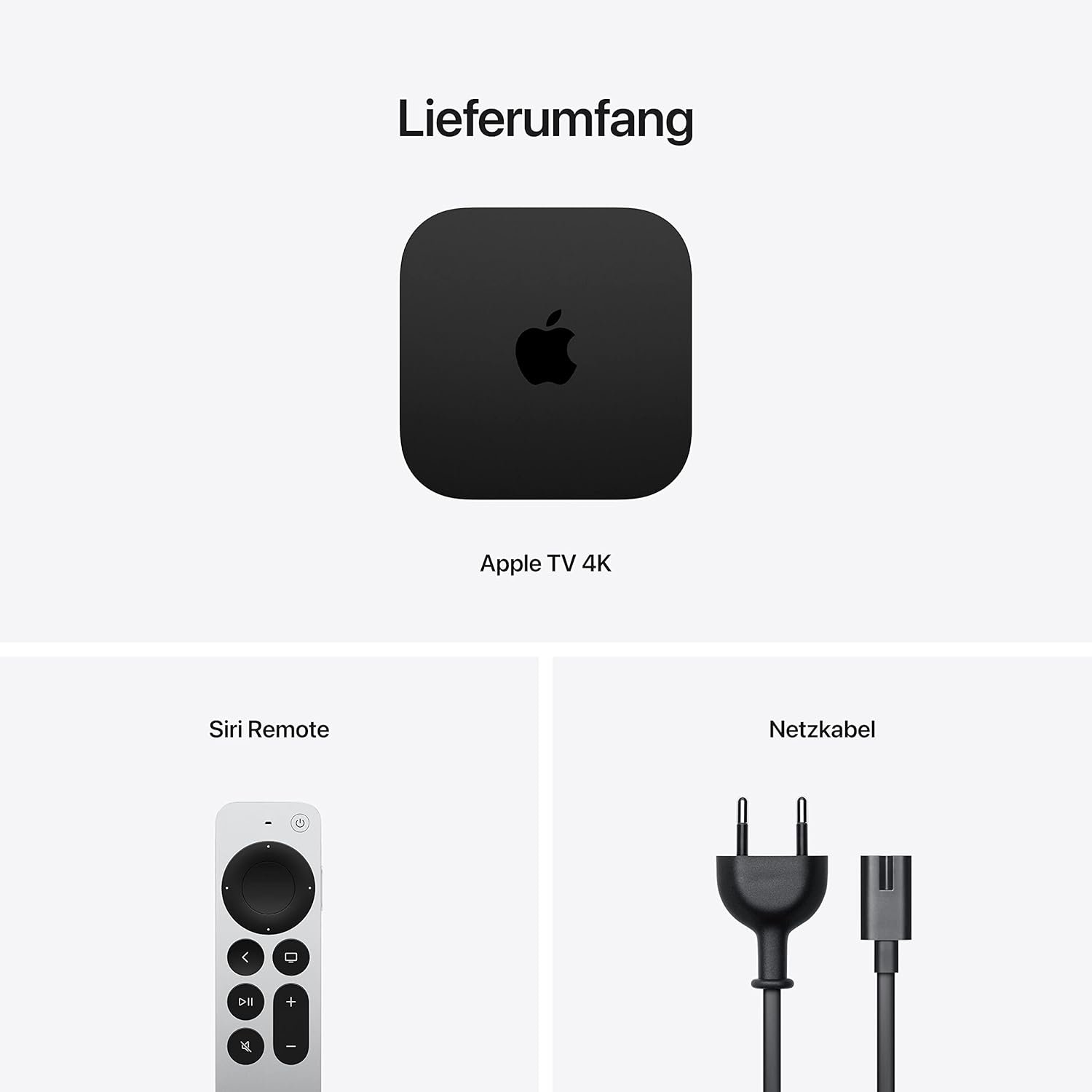 Apple TV 4K Wi‑Fi + Ethernet mit 128 GB Speicher