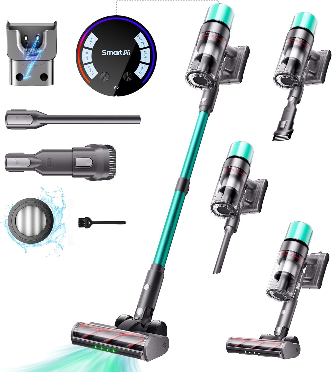 SmartAI Staubsauger V5 Akku