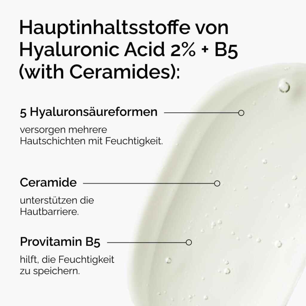 The Ordinary Hyaluronic Acid 2% + B5 (mit Ceramiden) Bewertung