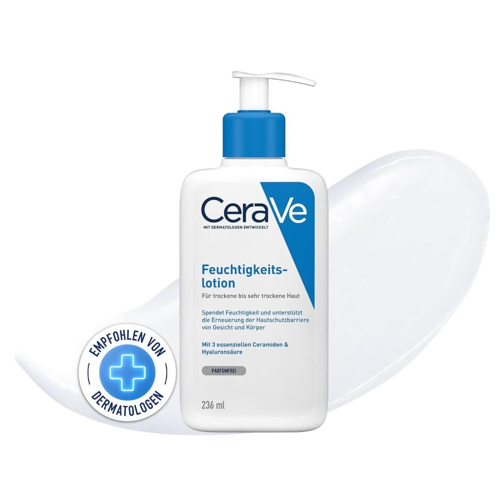 CeraVe Feuchtigkeitslotion für trockene Haut, Körper & Gesicht Bewertung