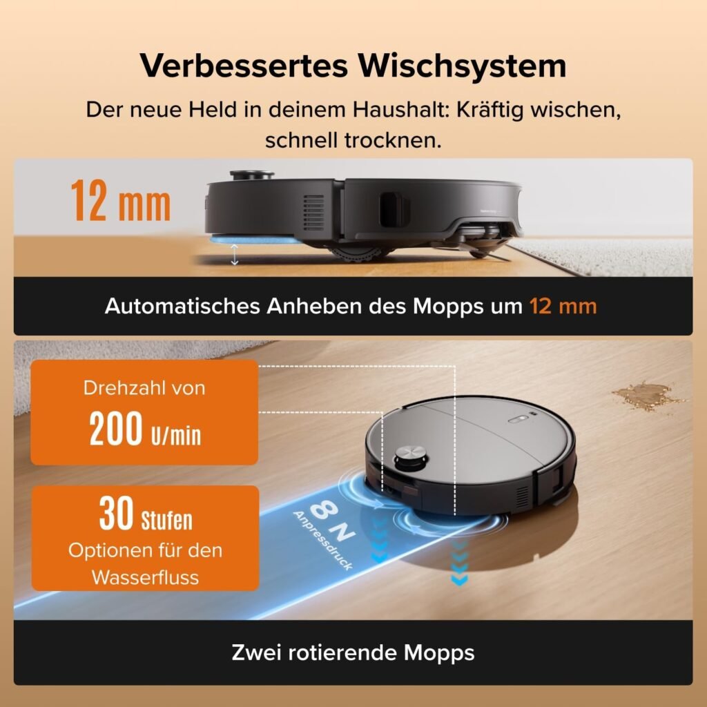 roborock Qrevo Edge 2 Set Saugroboter mit Wischfunktion Bewertung