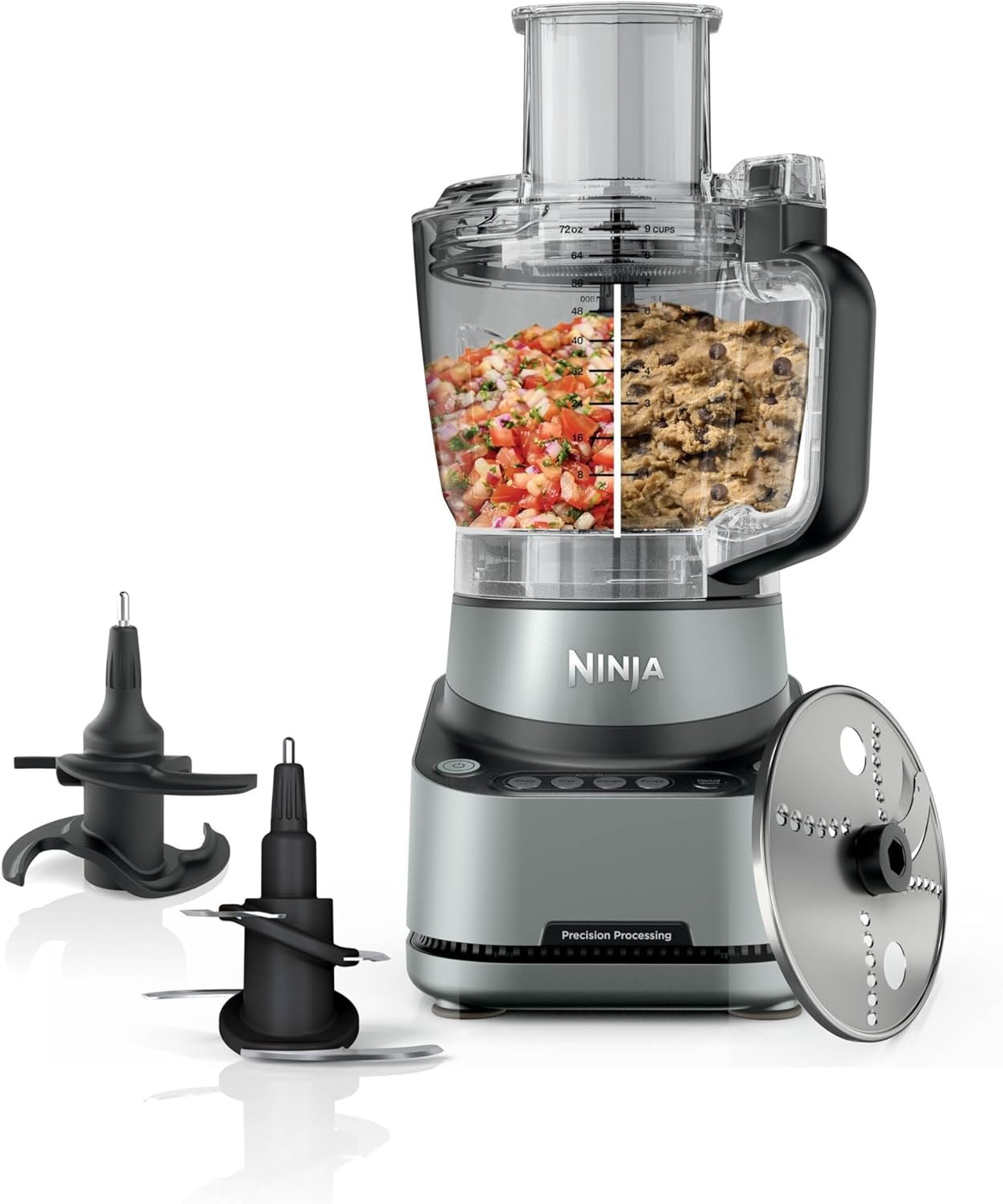 Ninja PrecisionPro Küchenmaschine, 2,1 l, 4 Voreinstellungen, Schwarz Bewertung