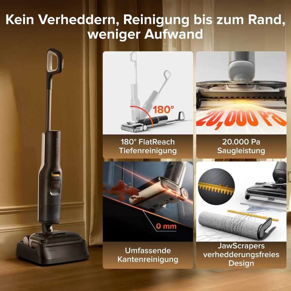 roborock F25 LT Gen 2 Nass Trockensauger, 20.000 Pa, 60 Min Laufzeit Bewertung