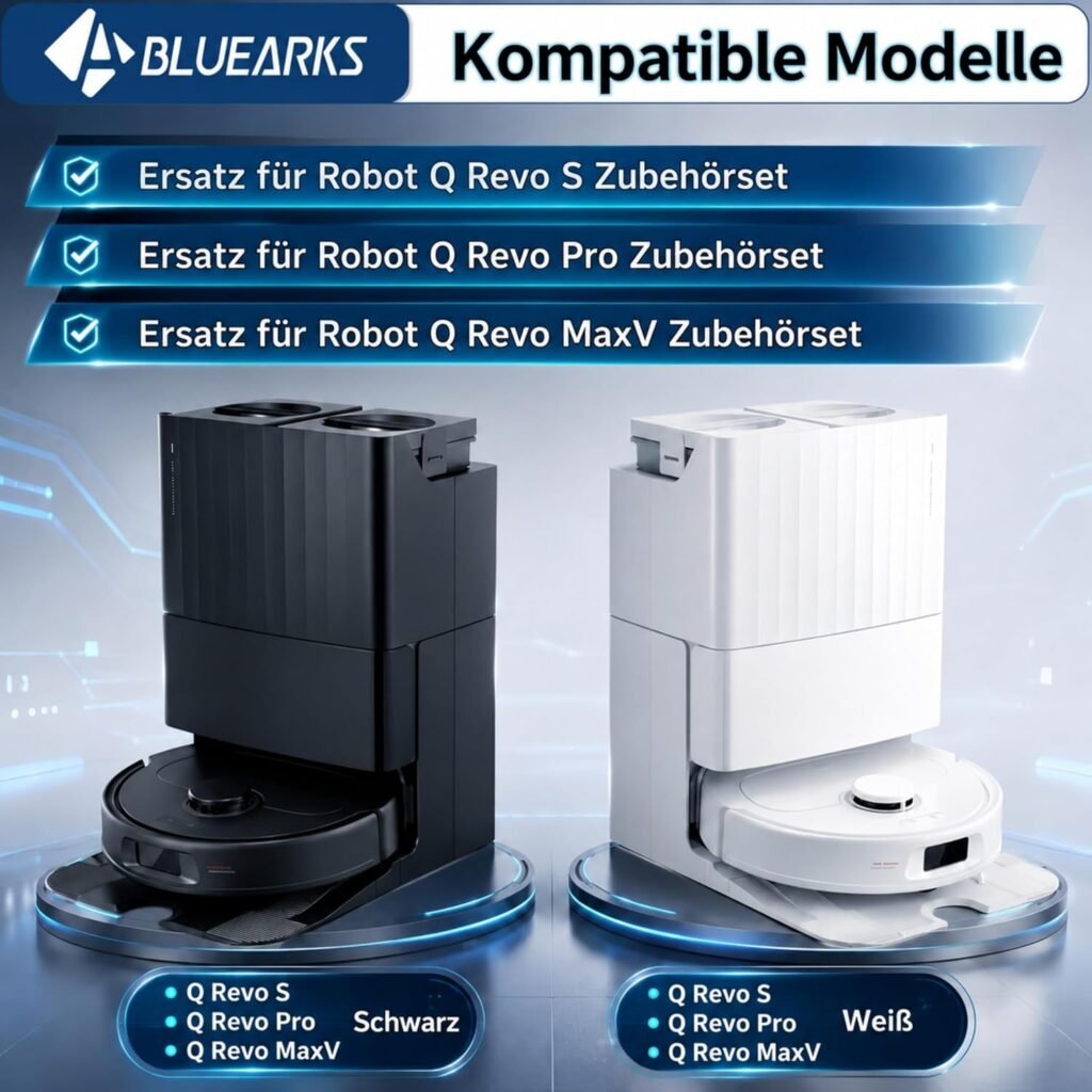 Bluearks Zubehör-Set für Roborock Qrevo S/Pro/MaxV Bewertung