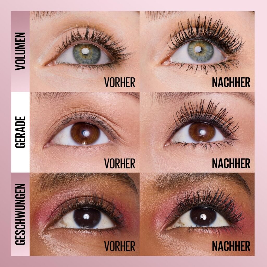Maybelline New York Sky Tubes Mascara, maximale Länge, Schwarz, 7,2 ml Bewertung